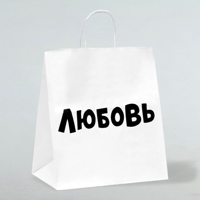 

Пакет подарочный «Любовь», 31 х 19,5 х 34 см