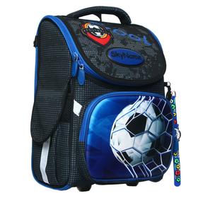 

Ранец Стандарт SkyName 2000, 34 х 26 х 14 см, «Мяч», в подарок часы