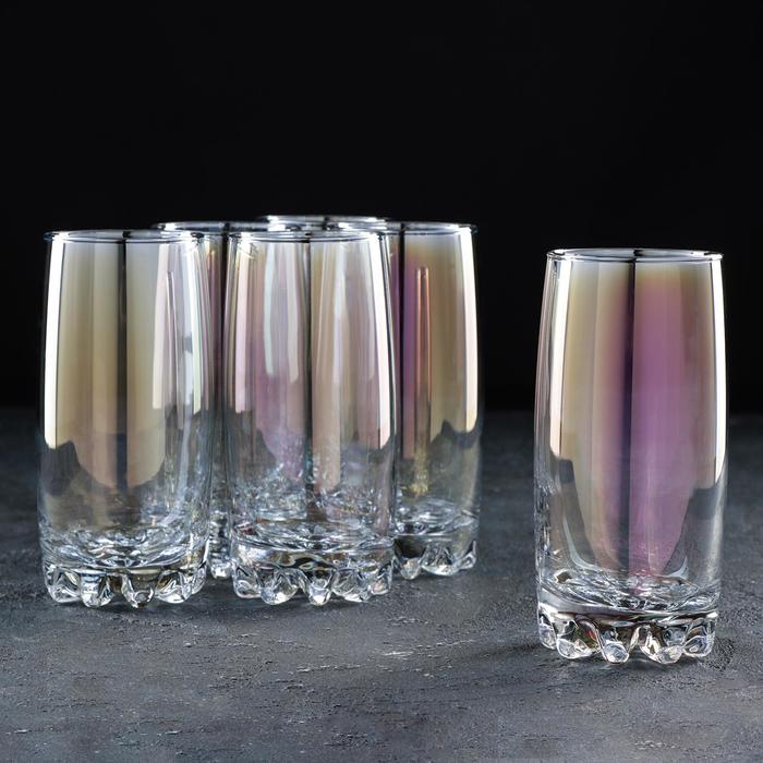 фото Набор стаканов «радуга», 390 мл, 6 шт gidglass