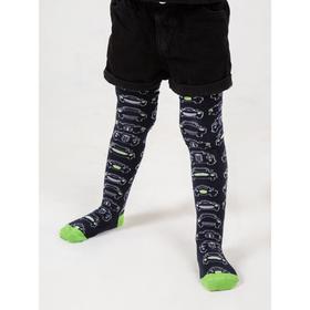 

Колготки детские «Машинки», рост 104-110 см, цвет синий