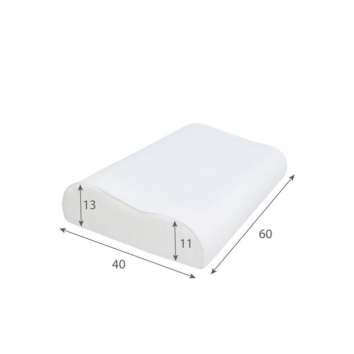 фото Подушка memory foam wave gel, размер 60х40х13/11 см amarobaby