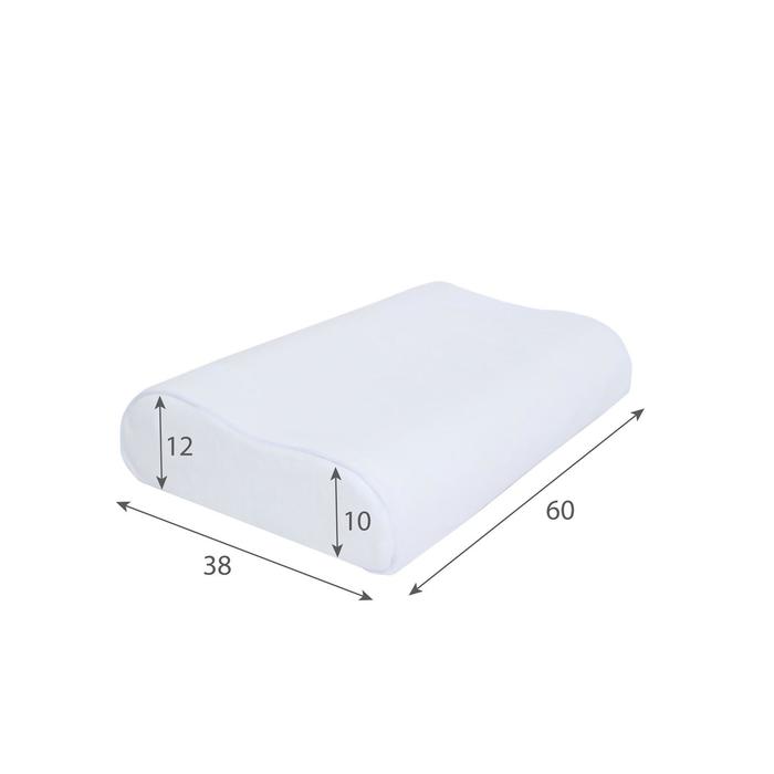 

Подушка Memory Foam Massage, размер 60х38х12/10 см