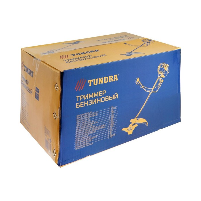Триммер бензиновый TUNDRA, Easy-start, леска/нож, 43 см3, 2 л.с., в двух коробках