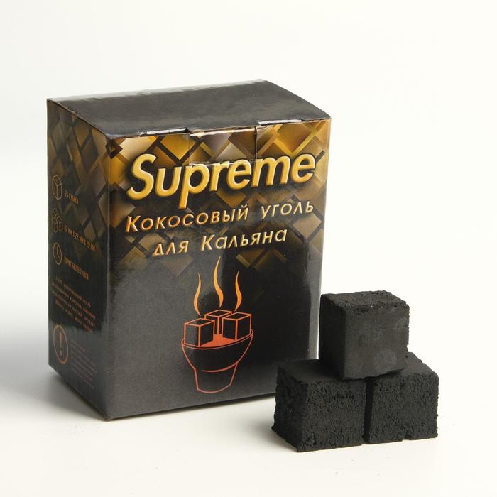 Кокосовый уголь "Supreme", 24 кубика