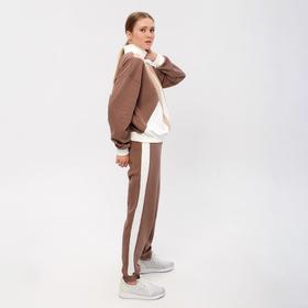 

Спортивный костюм женский (свитшот, брюки) MINAKU: Casual Collection, цвет экрю, размер 44