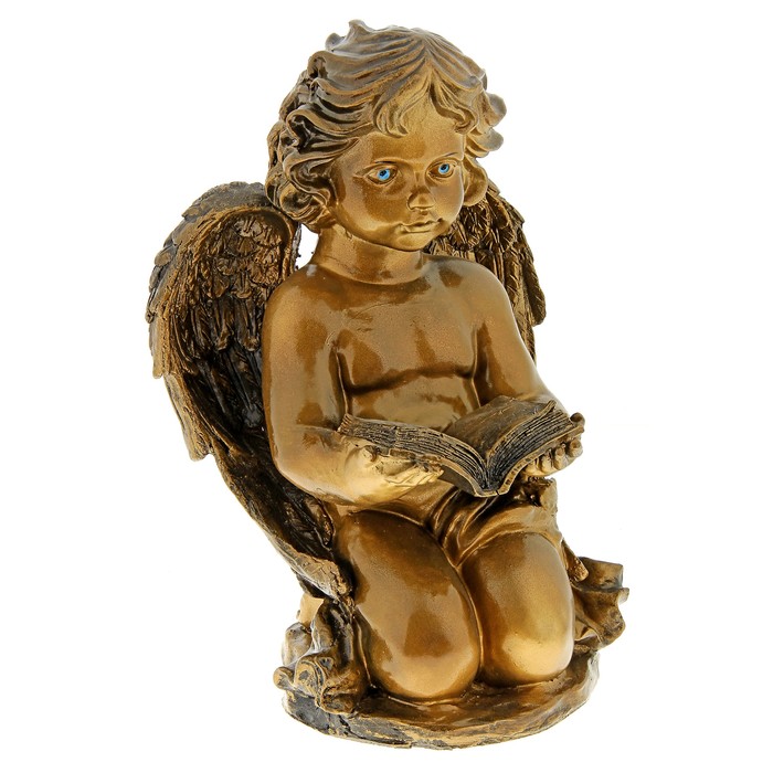 Статуэтка "Ангел с книгой" большая, бронза