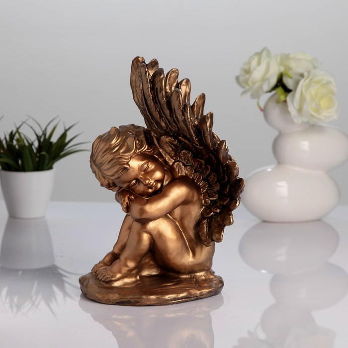 Статуэтка "Ангел Грустный" бронза