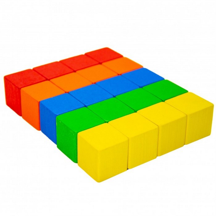 Цветные кубики «Кто быстрее?»