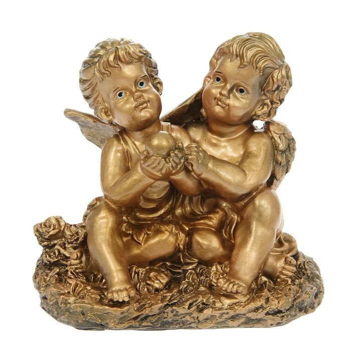 Статуэтка "Ангел и Фея сидя" малая, бронза