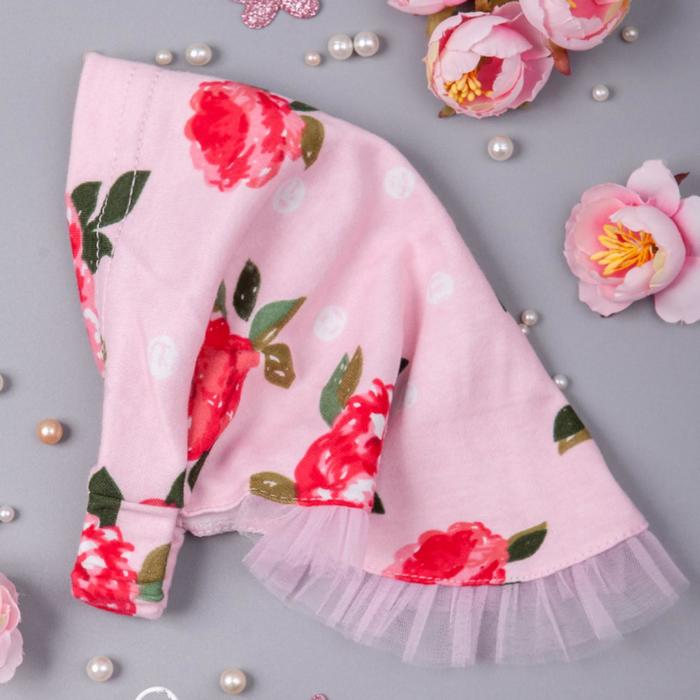 Косынка для девочки, цвет светло-розовый, размер 50-53 см (3-6 лет)