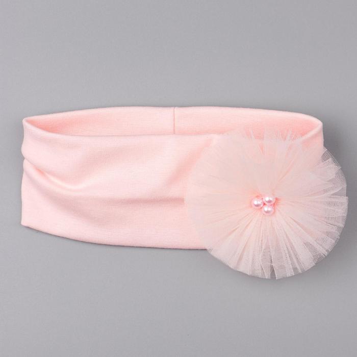 Повязка для девочки, цвет розовый, размер 50-53 см (3-6 лет)
