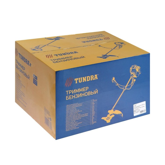 Триммер бензиновый TUNDRA, Easy-start, леска/нож, 52 см3, 2.3 л.с., в двух коробках