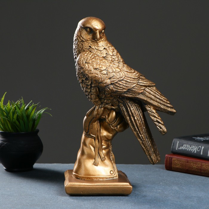 Сувенир "Соколиная охота" бронза