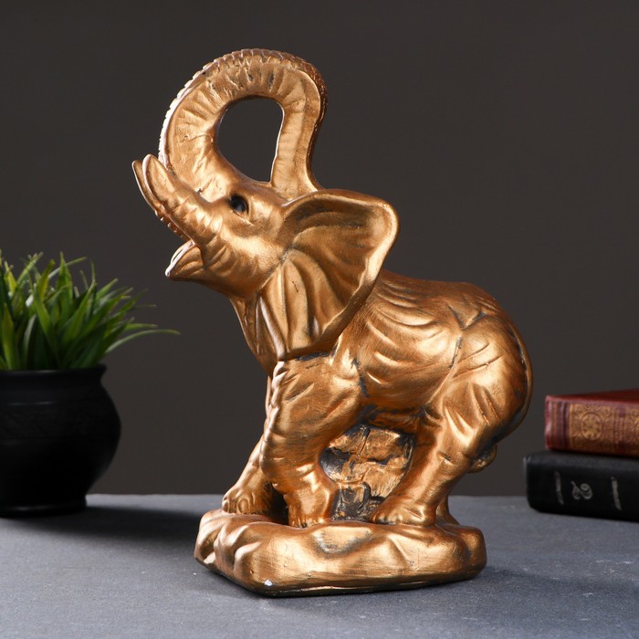 Сувенир "Слон" бронза