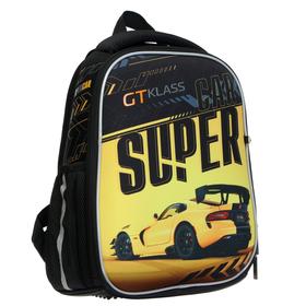 

Рюкзак каркасный Hatber Ergonomic Mini 35*27*13 мал EVA+термосумка Supercar, черн/желт