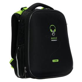 

Рюкзак каркасный Hatber Ergonomic Classic 37 х 29 х 17, с термосумкой, Music