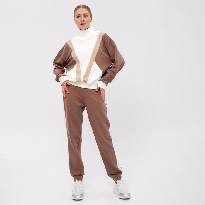 

Костюм женский (свитшот, брюки) MINAKU: Casual Collection цвет экрю, размер 42