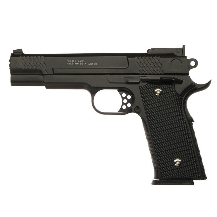 

Пистолет страйкбольный "Galaxy" Colt, с кобурой, черный, кал. 6 мм