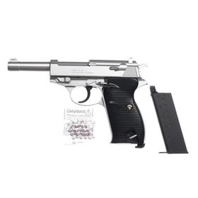 

Пистолет страйкбольный "Galaxy" Walther P38, серебристый, кал. 6мм