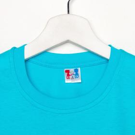 

Футболка для мальчика, цвет бирюзовый, рост 146-152 см