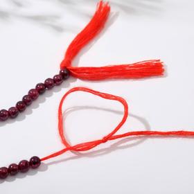 

Бусины на нити шар №2 "Гранат", 35см