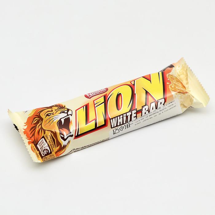 фото Батончик lion white chocolate bar, 42 г