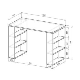 

Стол Рикс-7 1100х600х750 дуб сонома