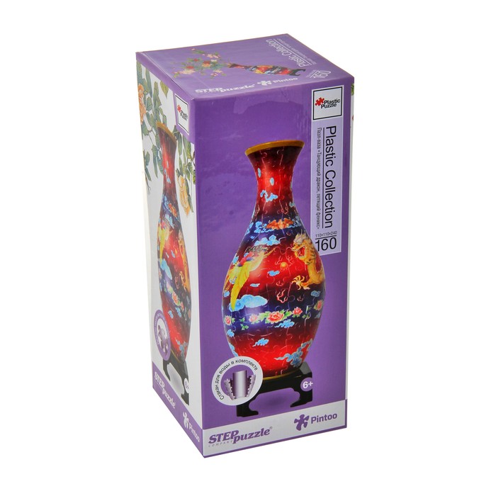 Пазл-ваза "Танцующий дракон, летящий феникс", 160 элементов