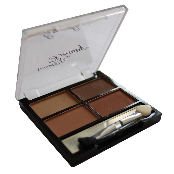

Тени для век, Jeanmishel by beauty, матовые четырехцветные, тон 08