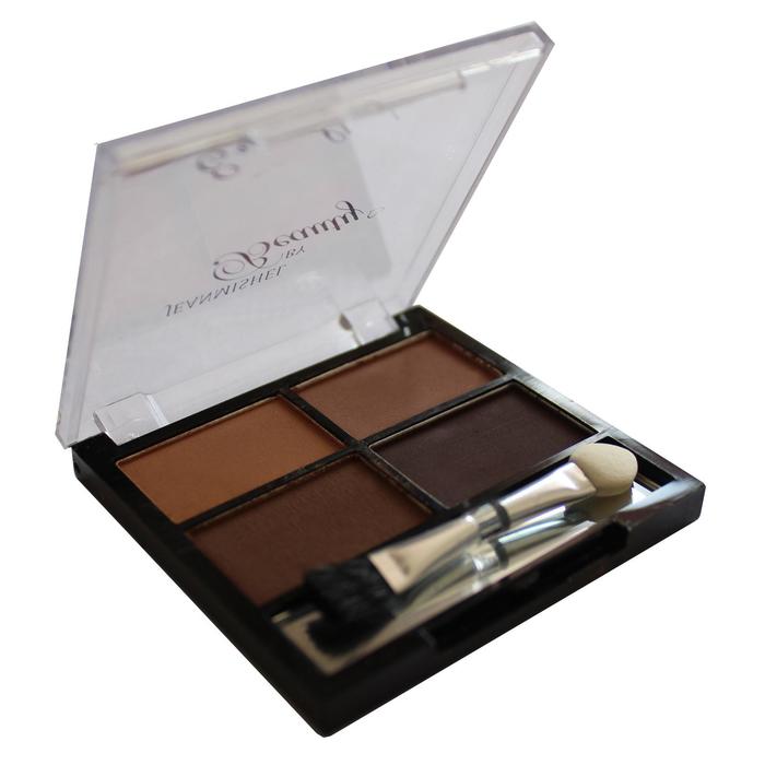 

Тени для век, Jeanmishel by beauty, матовые четырехцветные, тон 10