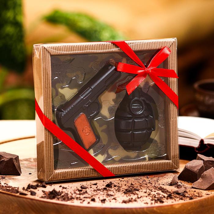 Набор из молочного шоколада «Армейский», 110 г