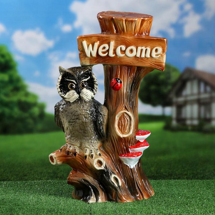 

Садовая фигура "Сова Welcome", 60 см