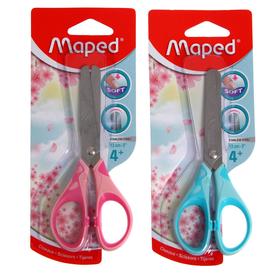 

Ножницы 13см симметричные Maped Essentials Soft прорезиненные ручки и закруглен лезвия, микс