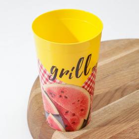 

Стакан с декором GRILL MENU, 400 мл