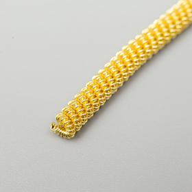 

Канитель мягкая, витая 3 мм, матовый, золото 5 гр