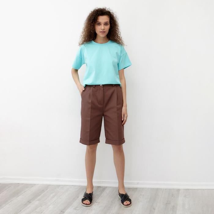 

Футболка женская MINAKU REGULAR FIT: цвет голубой, р-р 54