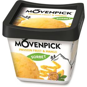 

Мороженое сорбет Movenpick с кусочками маракуйя и манго, 500 мл