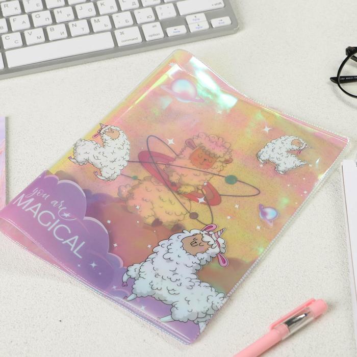 Голографическая обложка для тетради «Космолама» 5492888