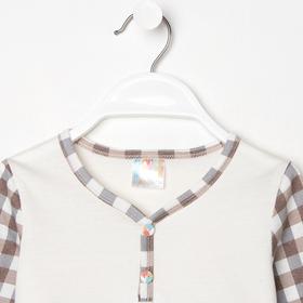 

Пижама для мальчика, цвет белый, рост 110 см