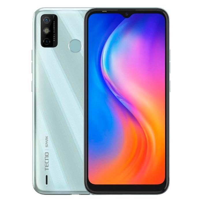 фото Смартфон tecno spark 6 go, рст, 6.52", ips, 2 гб, 32 гб, 13 мп, 5000 мач, белый