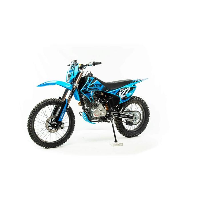 Кроссовый мотоцикл MotoLand XR250 LITE, синий мопед motoland альфа rx 11 50см3 синий