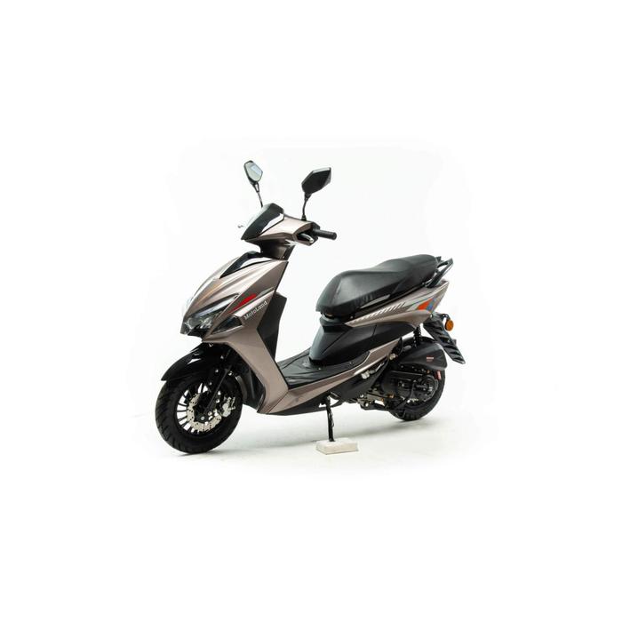 Скутер MotoLand FS, 50 см3, серый скутер motoland f22 50см3