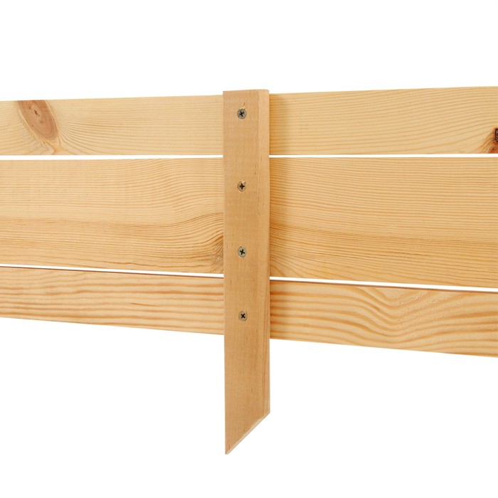 Грядка деревянная, 300 × 100 × 22 см, Greengo