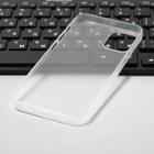 Чехол LuazON для телефона iPhone 12 mini, пластиковый, тонкий, прозрачный белый - Фото 3