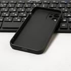 Чехол LuazON для телефона iPhone 12 mini, Soft-touch силикон, черный - Фото 3