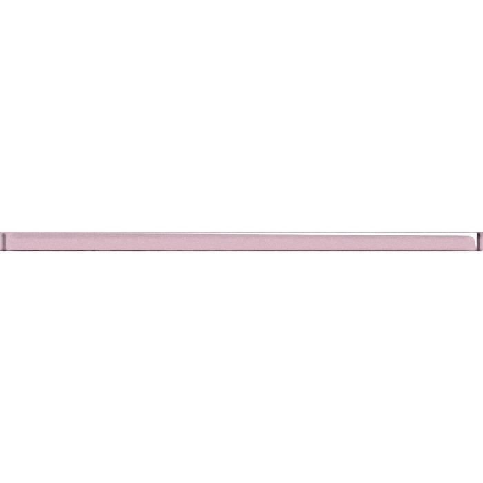 цена Бордюр Universal Glass розовый 3x75