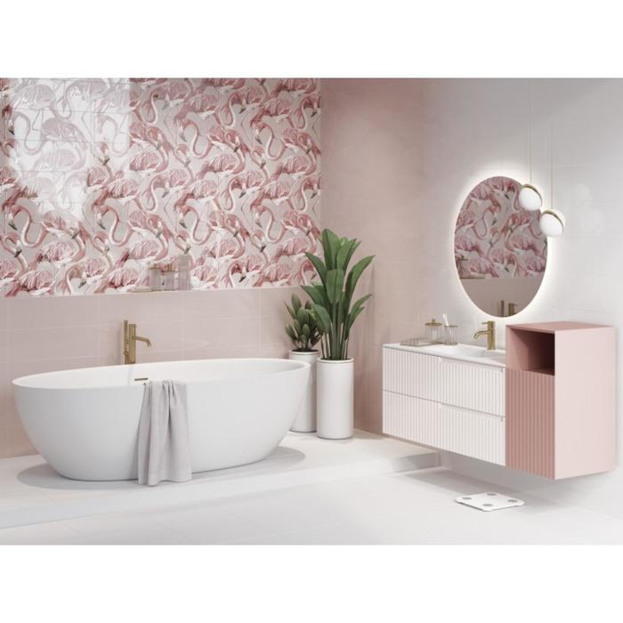 Панно Gradient, фламинго розовый, 59,4x59,8 см