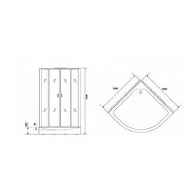 

Душевая кабина NG- 6902-01 BLACK, 100х100х210 см, низкий поддон 16 см, стекло тонированное