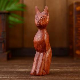 

Сувенир "Кошка" 17,5 см, дерево албезия