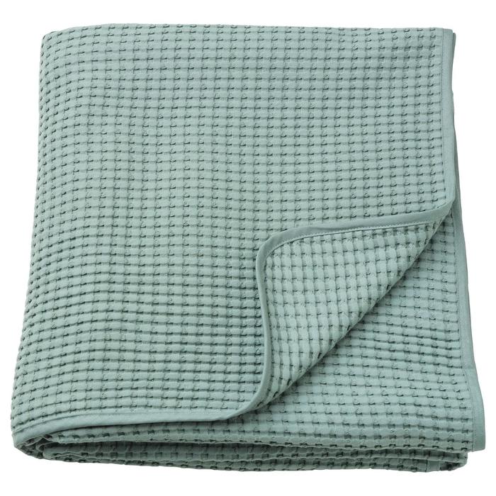 

Покрывало ВОРЕЛЬД, 150x250 см, цвет серо-зеленый